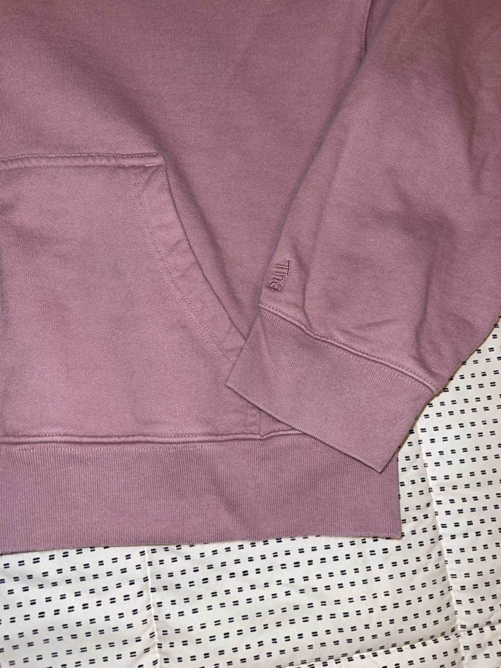 TNA Mauve/Pink Zip-Up Boyfriend Hoodie Jacket